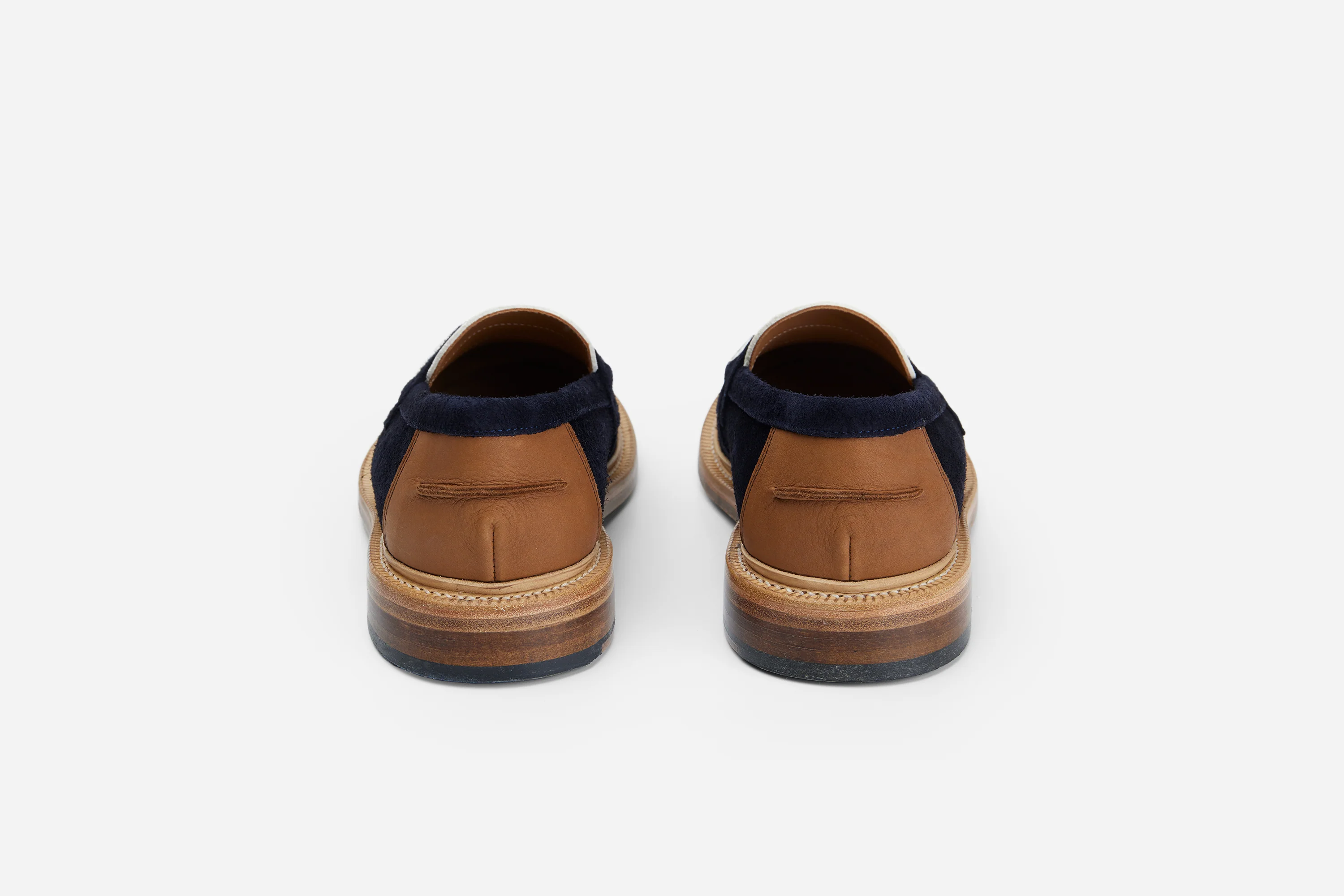 20th Anniversary Loafer ~ Navy/Cream Suede - Image 3