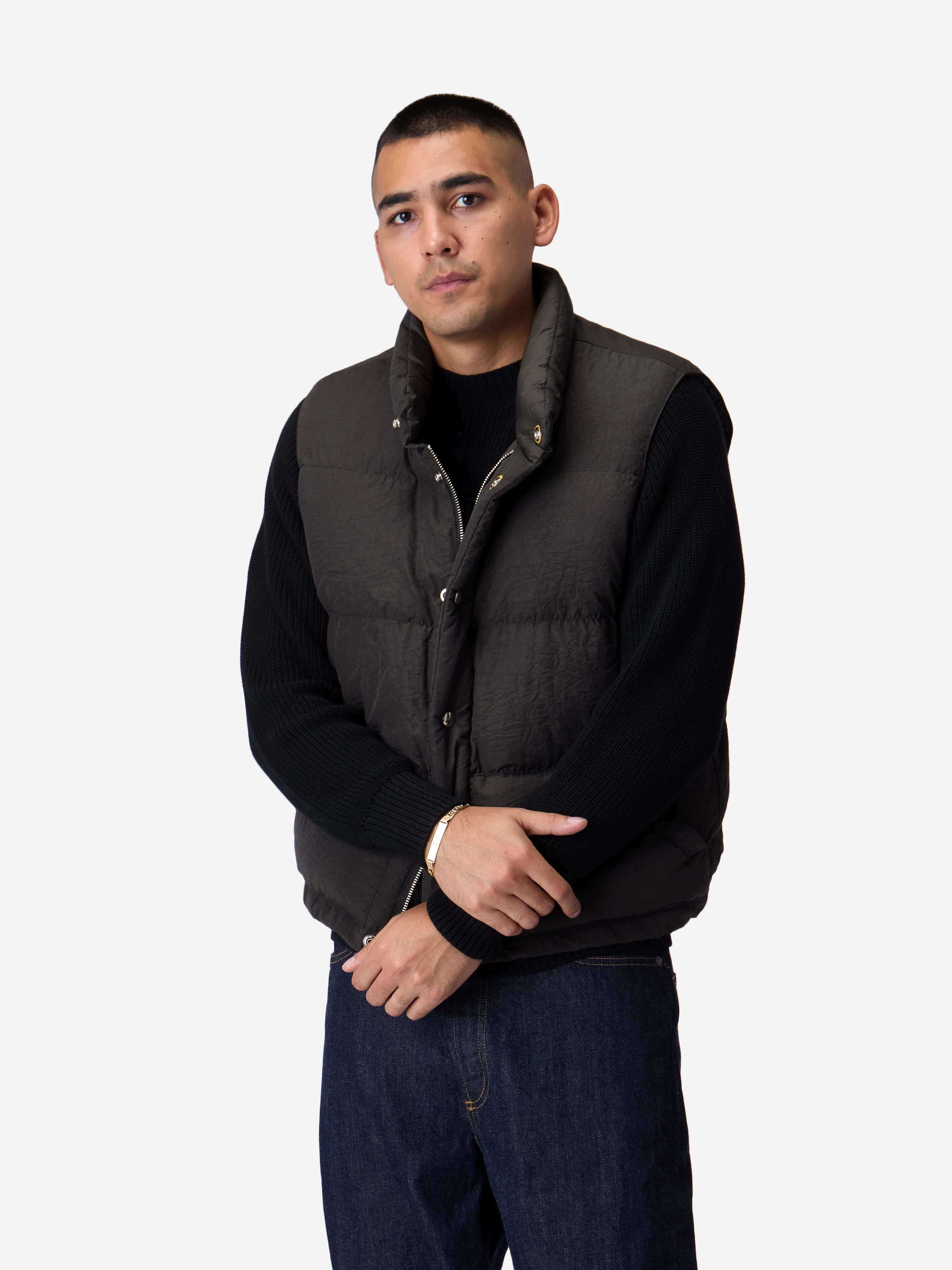 CDW for 3sixteen ~ Wrinkle Nylon Down Vest - Image 3