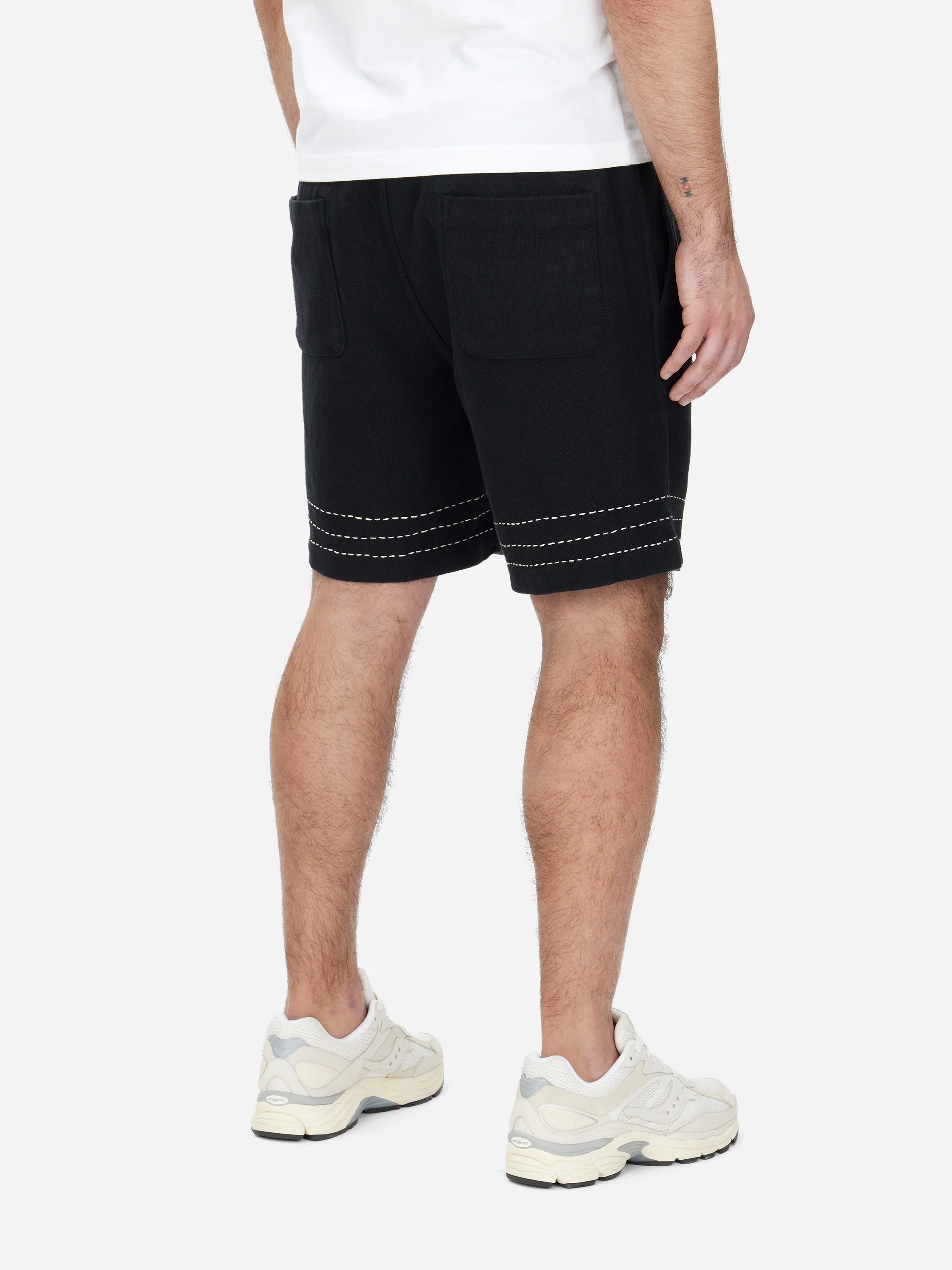 Club Short ~ Black Hand Stitch - Image 3