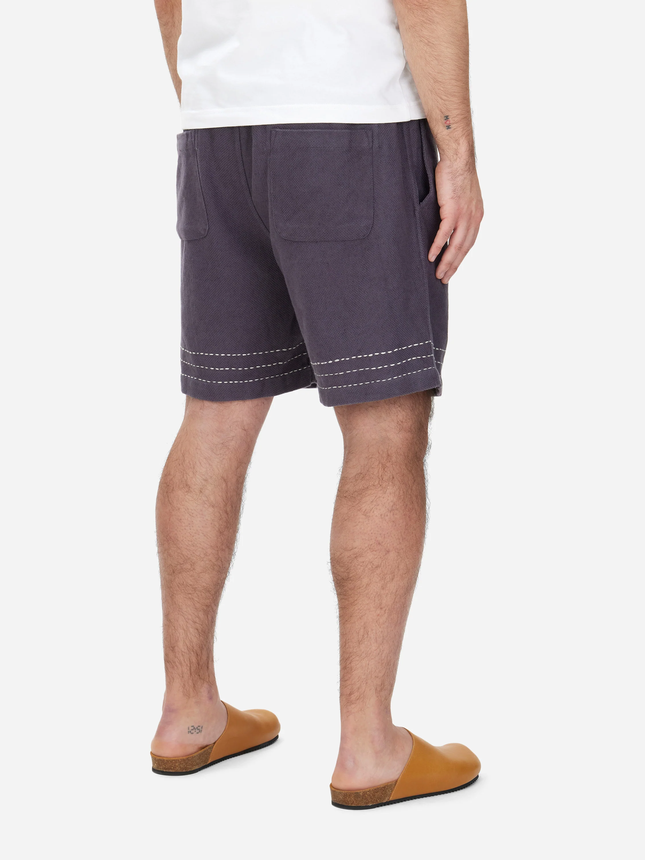 Club Short ~ Plum Hand Stitch - Image 3