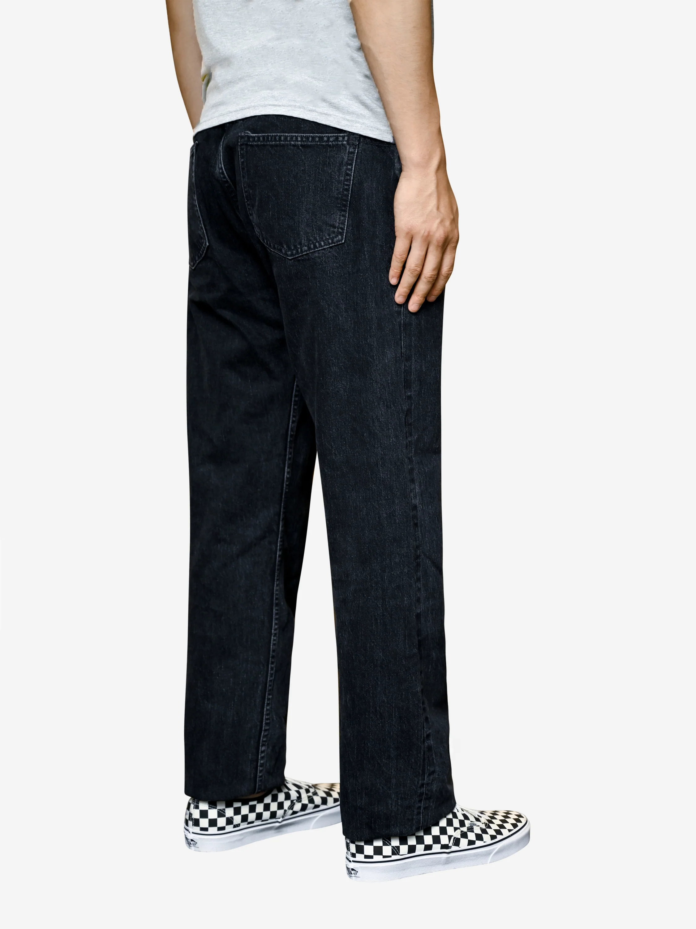 CS-222xs ~ Classic Straight - Stonewashed Double Black - Image 3