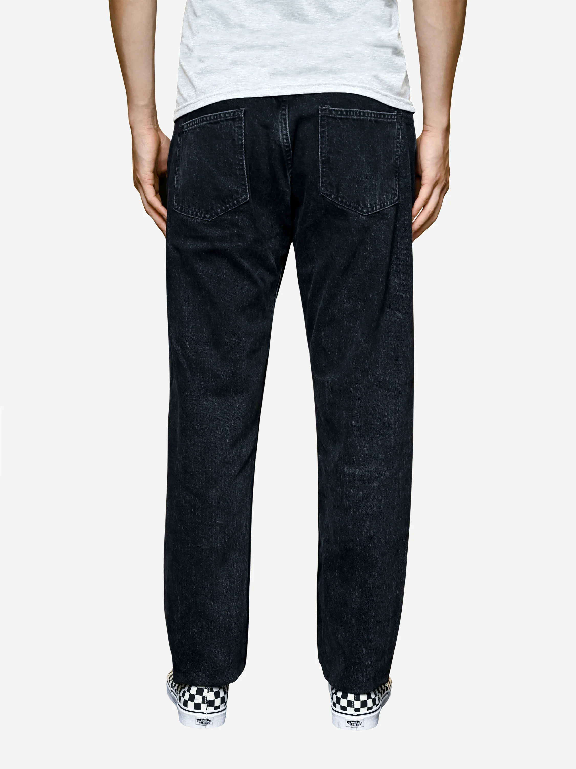 CS-222xs ~ Classic Straight - Stonewashed Double Black - Image 4