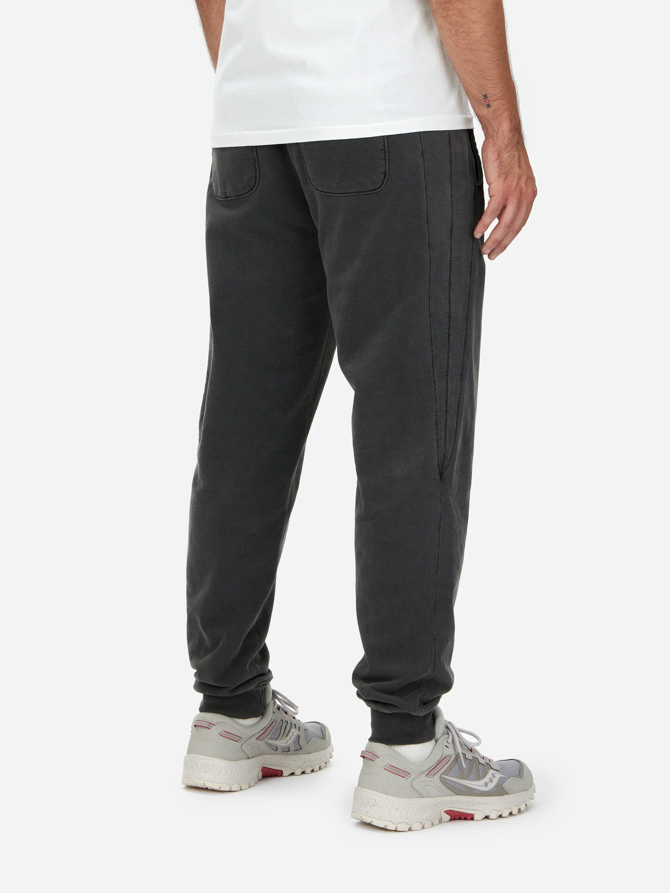 Garment Dyed French Terry Sweatpant ~ Smoke - Image 3