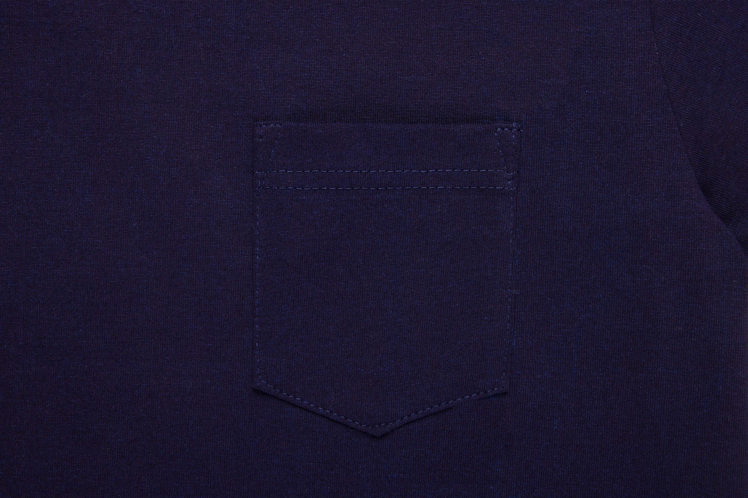 Heavyweight Pocket T-Shirt ~ Indigo (2 Pack) - Image 4
