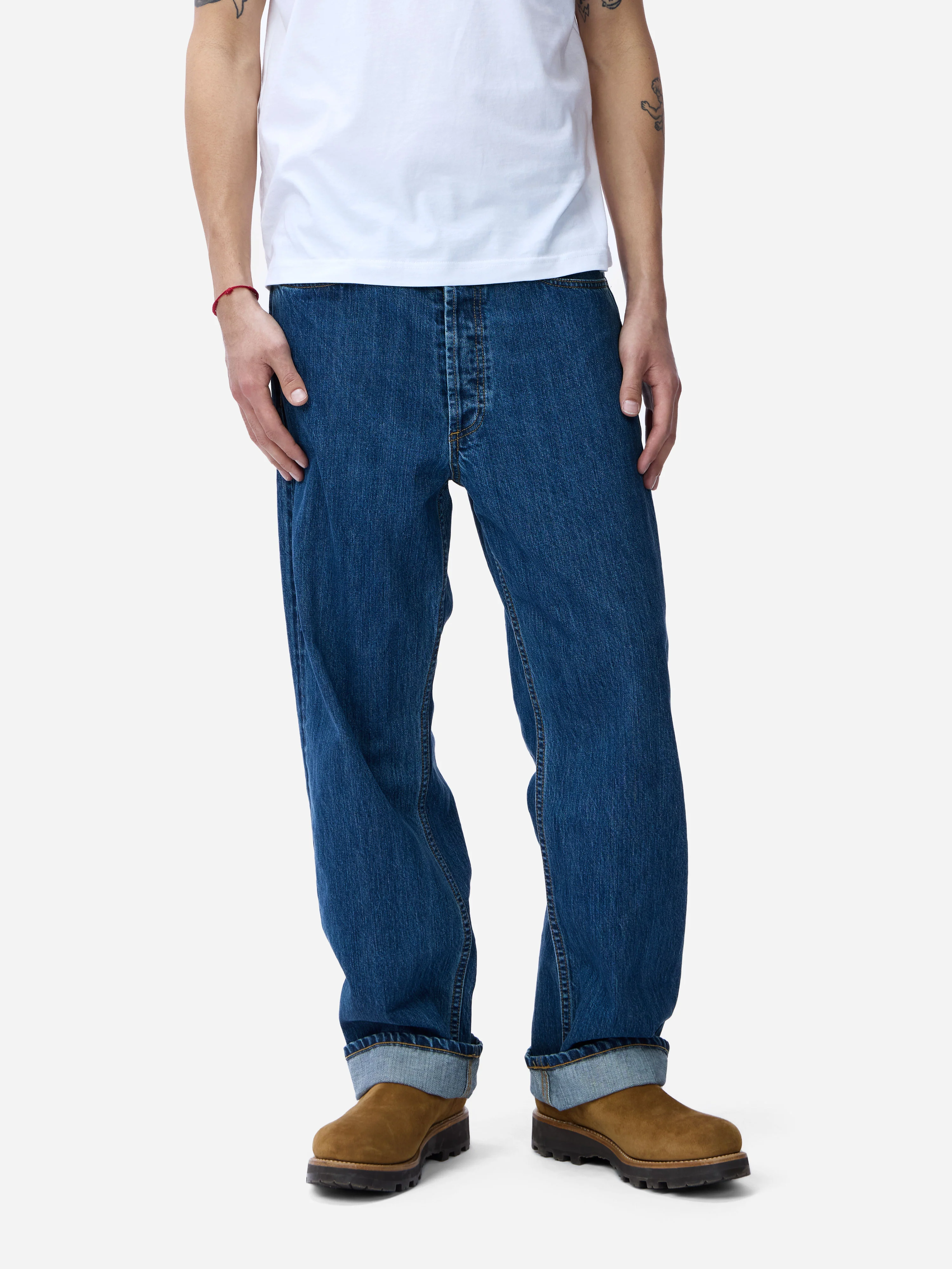 RS-101xs ~ Relaxed Straight - Stonewashed Indigo Selvedge - Image 5
