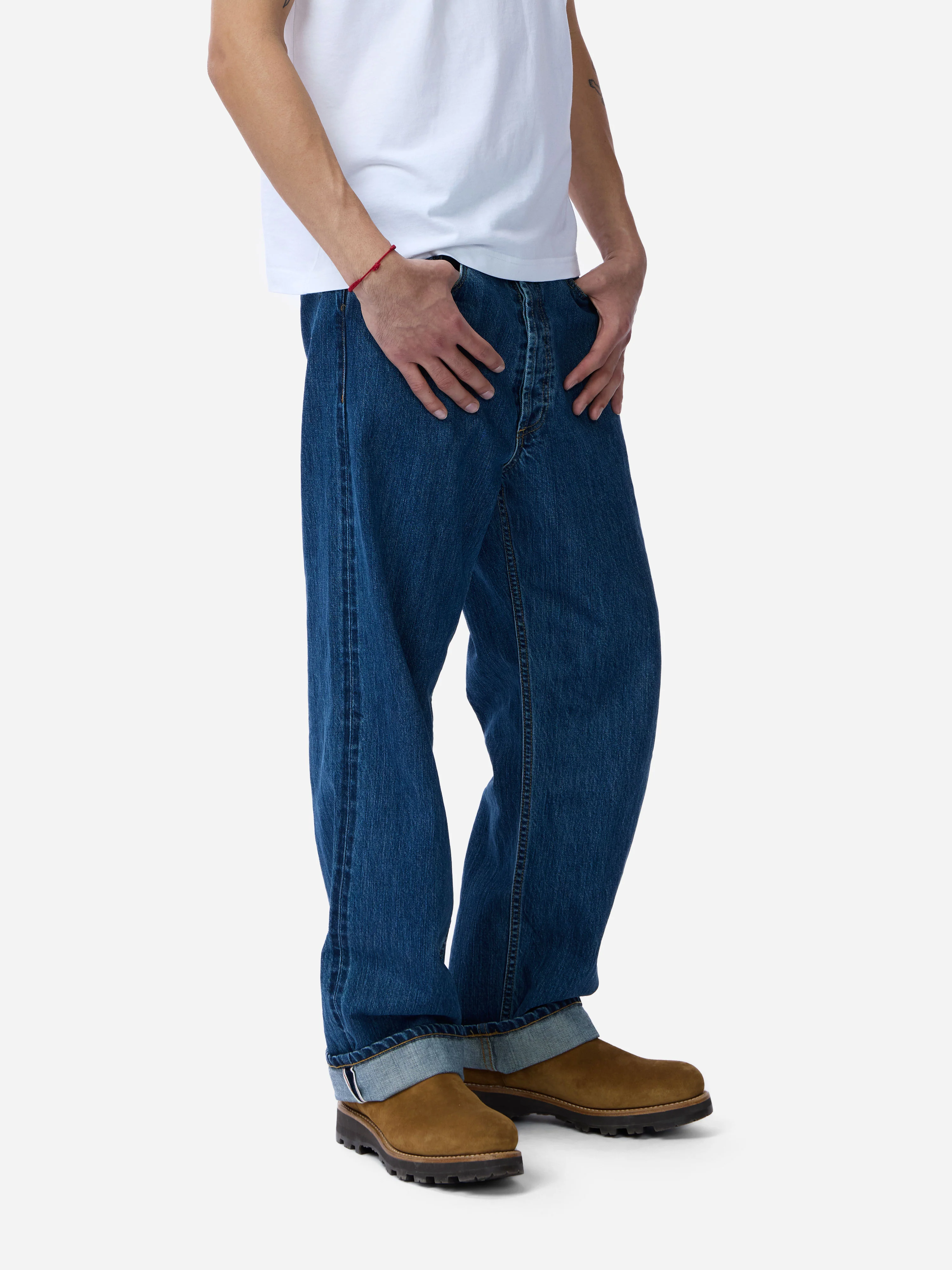 RS-101xs ~ Relaxed Straight - Stonewashed Indigo Selvedge - Image 6