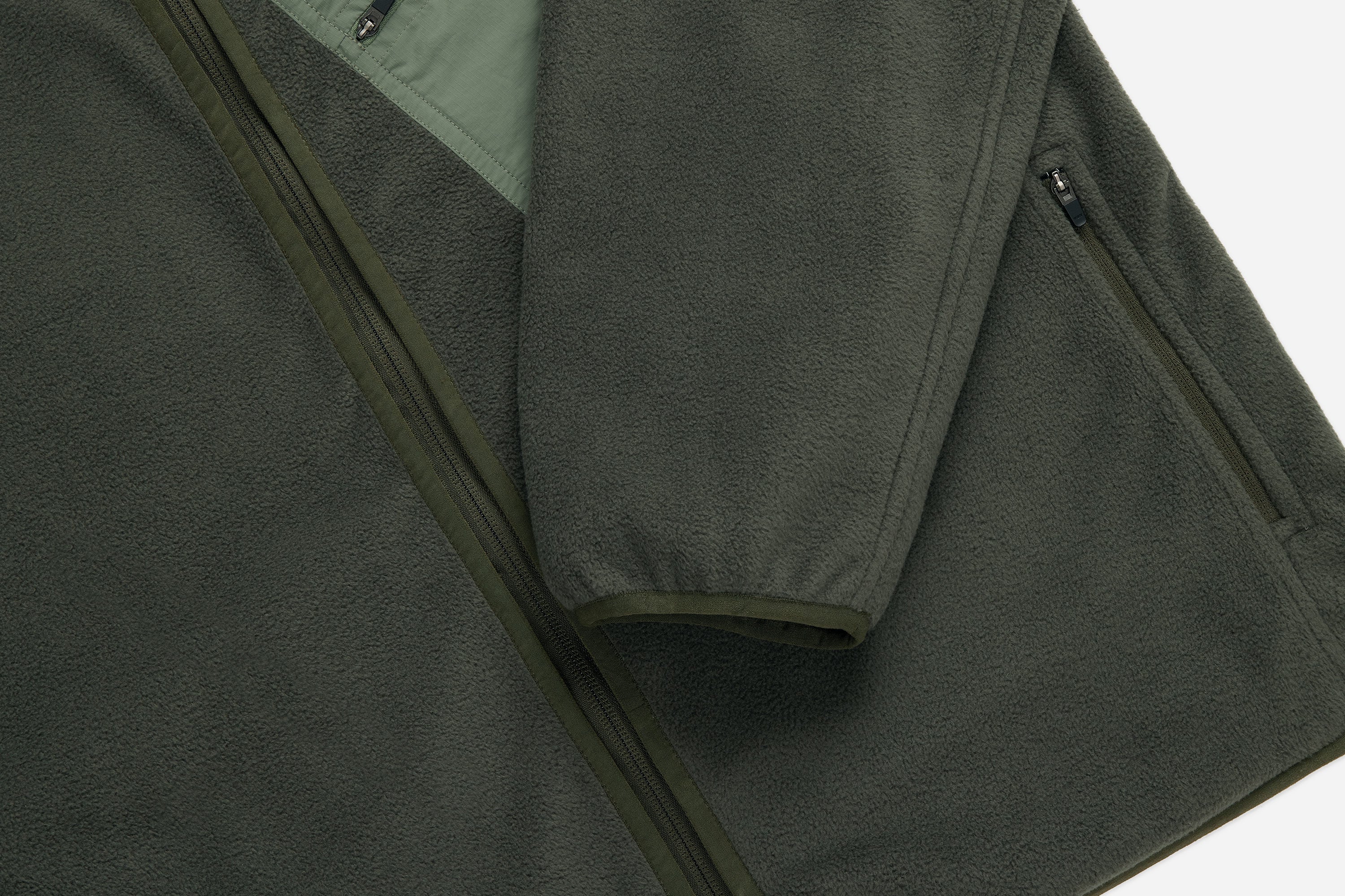 Summit Fleece Jacket ~ Olive - Image 4